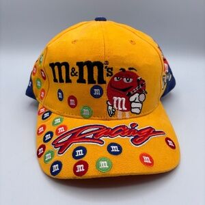 NASCAR M&M's Candy Racing Y2K Snapback Collectible Hat Chase Authentics